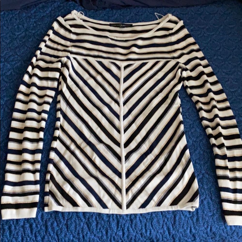 White House Black Market Striped Sweater